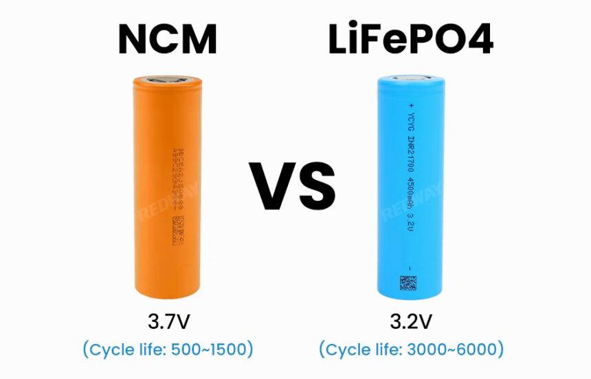 Ncm Vs Lifepo4 Battery All You Need To Know Redway Power™ 9501