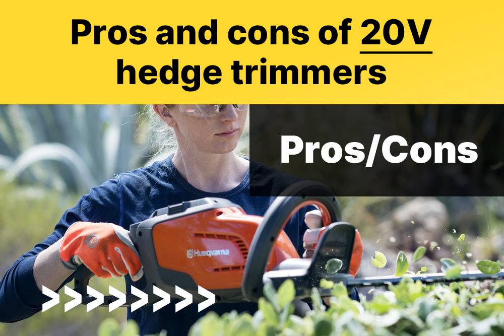 Which is Better 20V vs 40V Hedge Trimmer Redway Power