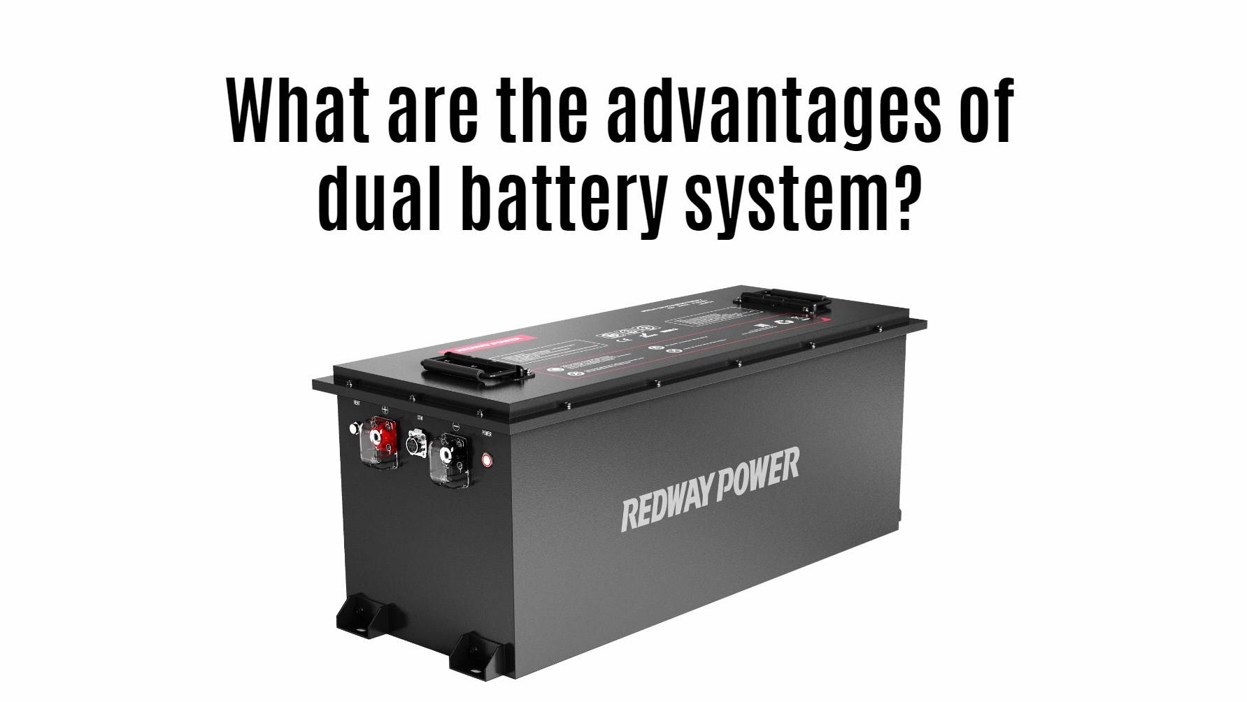 What are the advantages of dual battery system 48v 150ah golf cart lithium battery factory redway