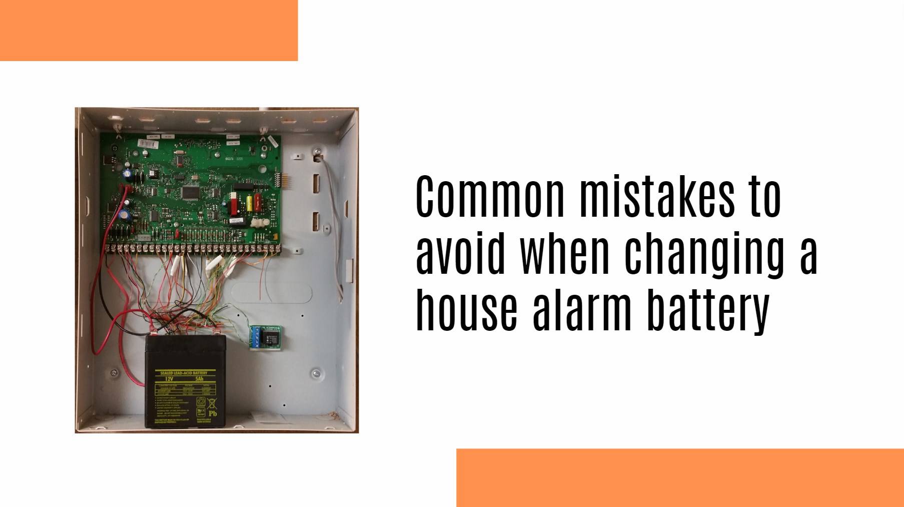 Common mistakes to avoid when changing a house alarm battery