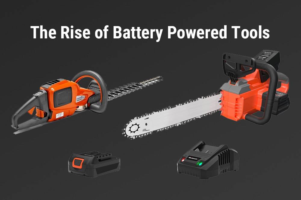 The rise of battery powered tools, Can a battery powered chainsaw cut down a tree?