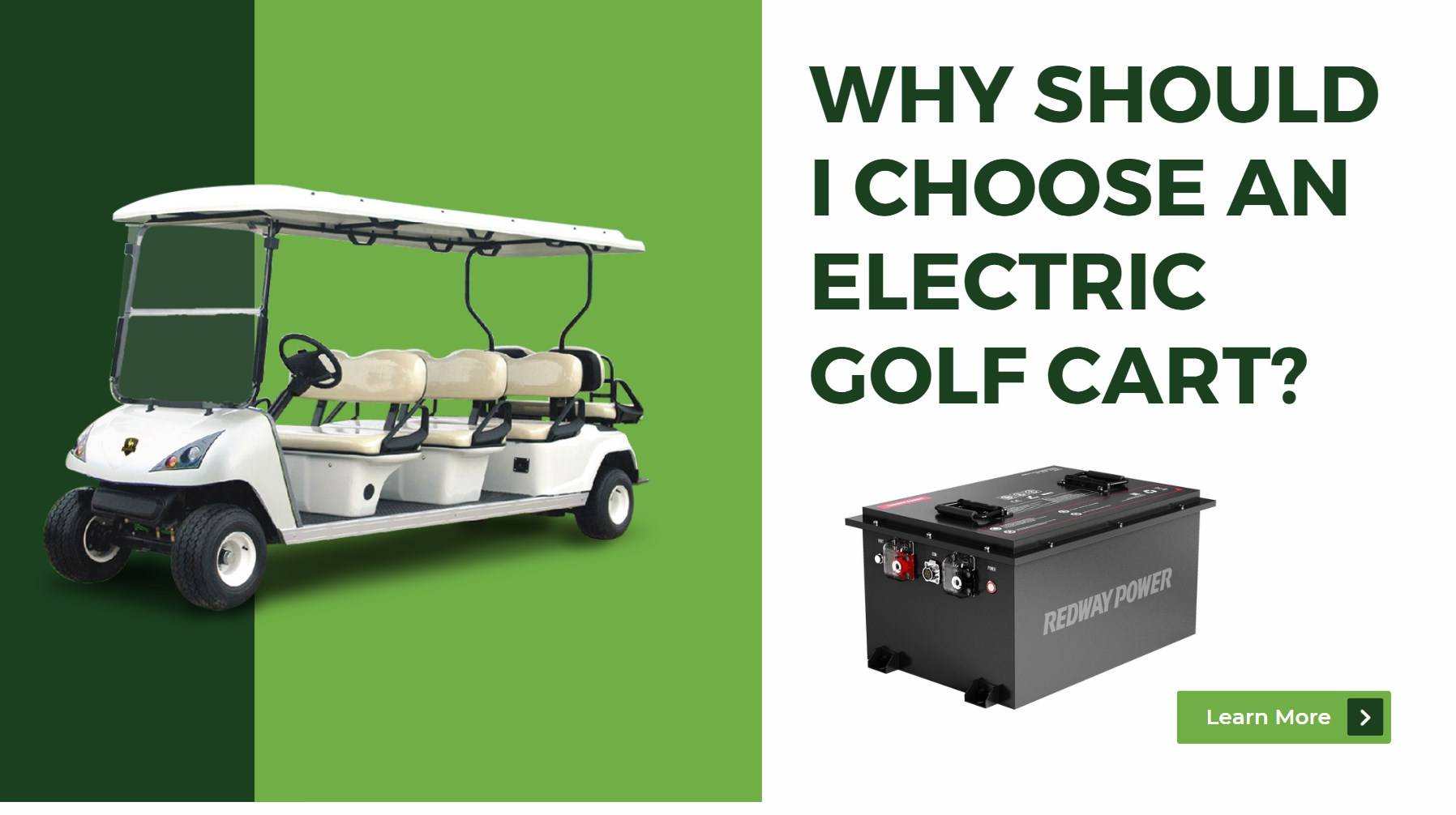 Why Should I Choose an Electric Golf Cart? 48v 100ah golf cart battery
