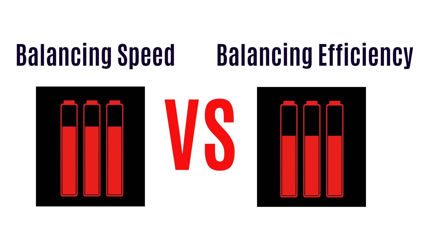 Cell balancing speed vs. Cell balancing efficiency in Battery BMS