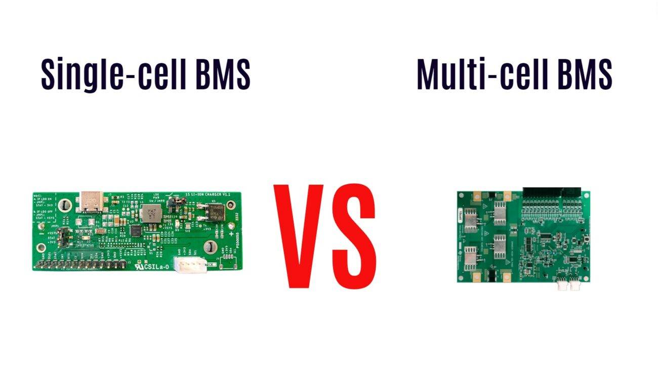 Single-cell BMS vs. Multi-cell BMS