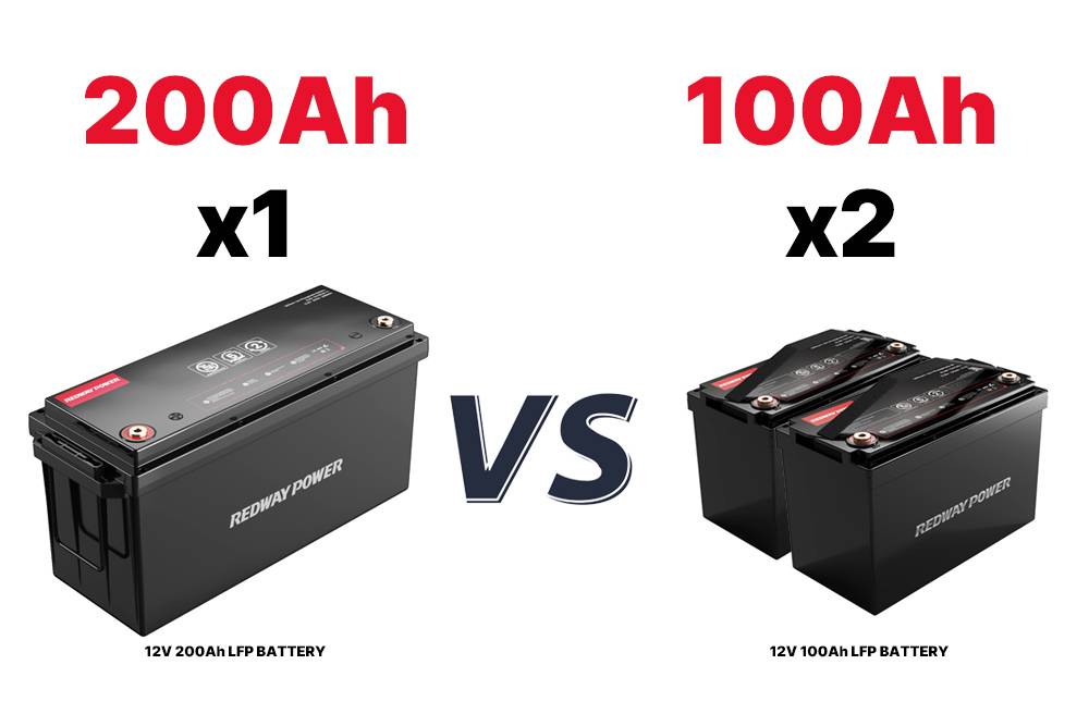 One 200Ah Battery or Two 100Ah Batteries