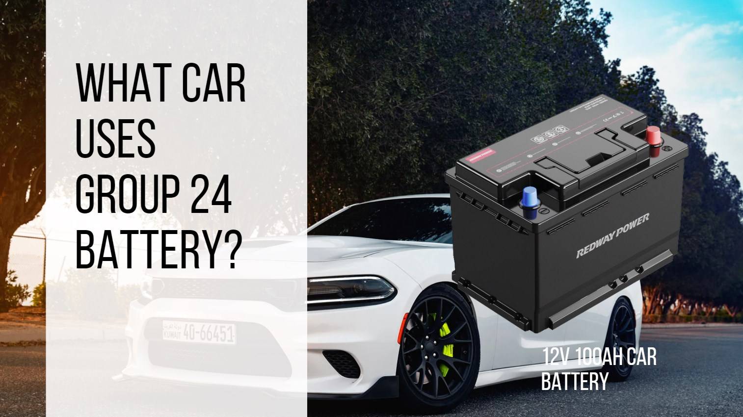 What car uses Group 24 battery? Car BCI Battery Group Size. 12v 100ah lfp battery redway