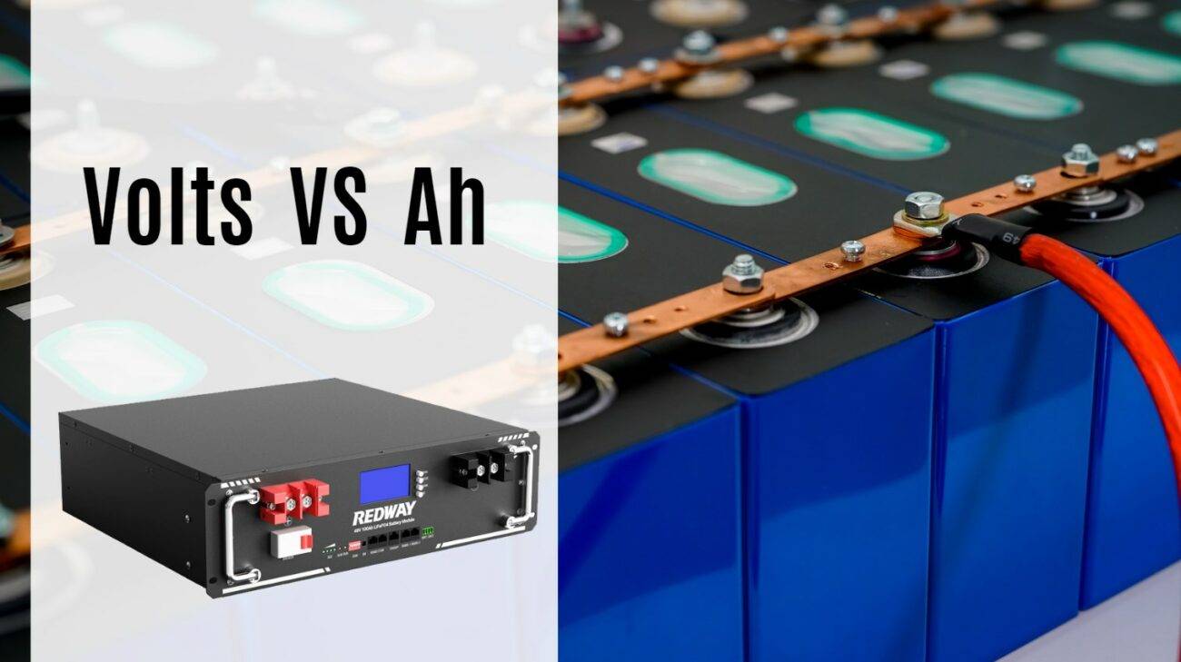 Volts vs. Ah: Understanding the Importance of Voltage and Capacity in Batteries. voltage vs ah, 48v 100ah server rack battery redway