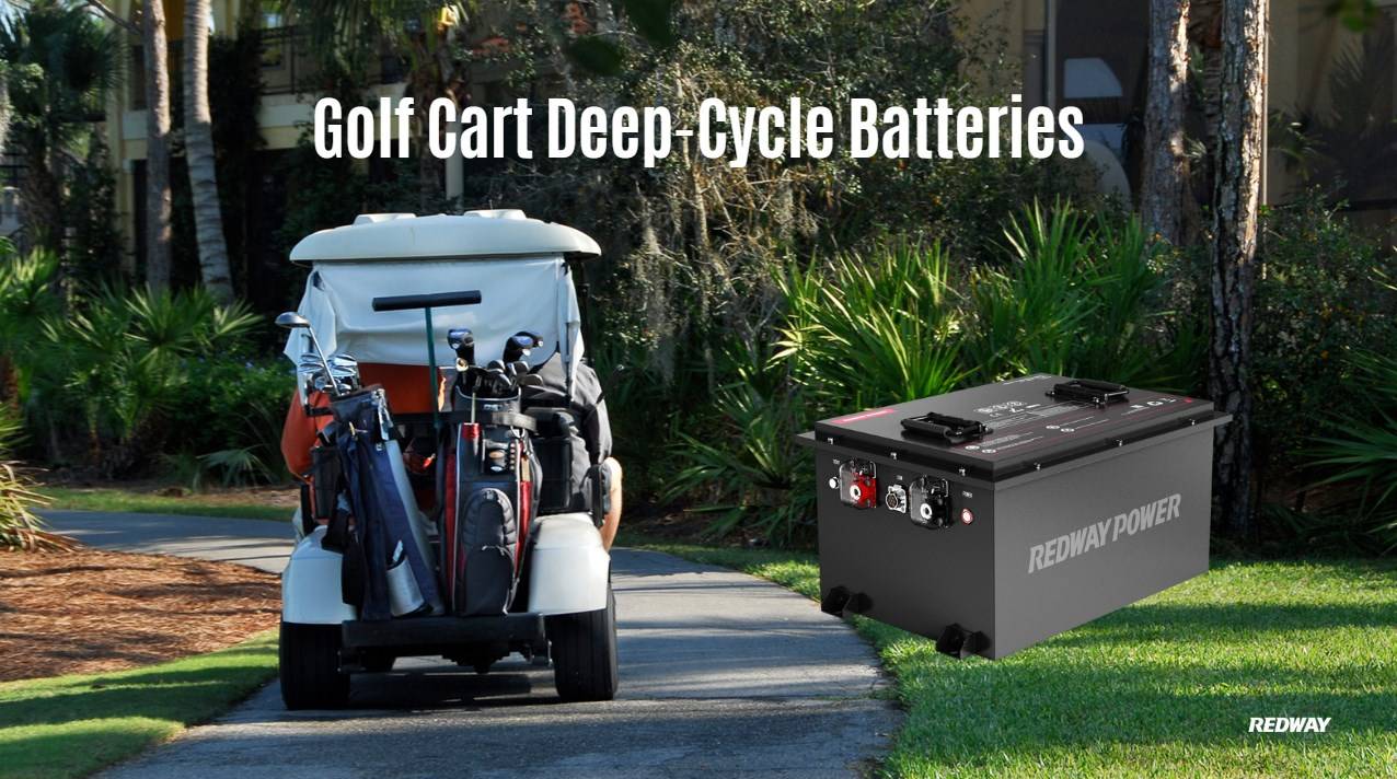 golf cart Deep-Cycle Batteries. 48v 100ah lfp redway