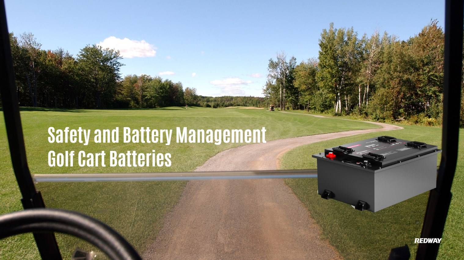 golf cart lithium battery Safety and Battery Management. 48v 150ah lifepo4 redway bluetooth