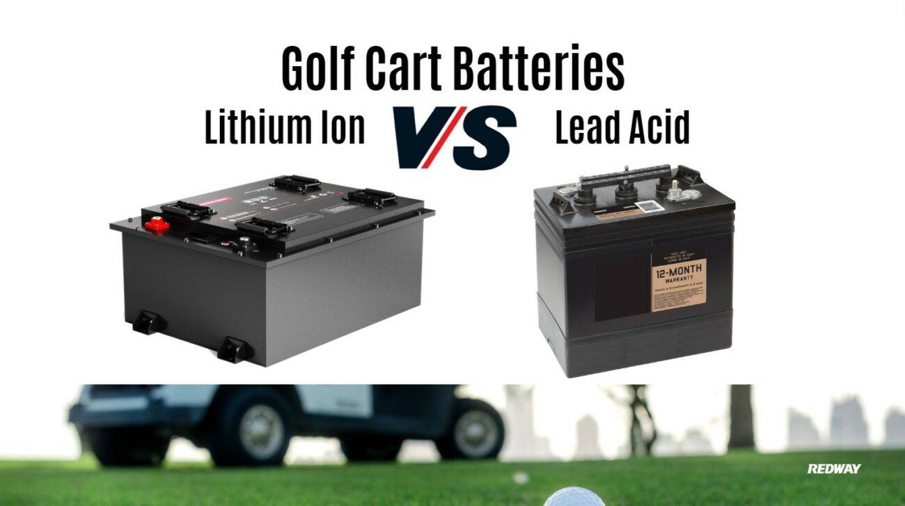 The Ultimate Battle: Lithium Ion vs. Lead Acid Golf Cart Batteries. 48v 100ah lfp battery bluetooth