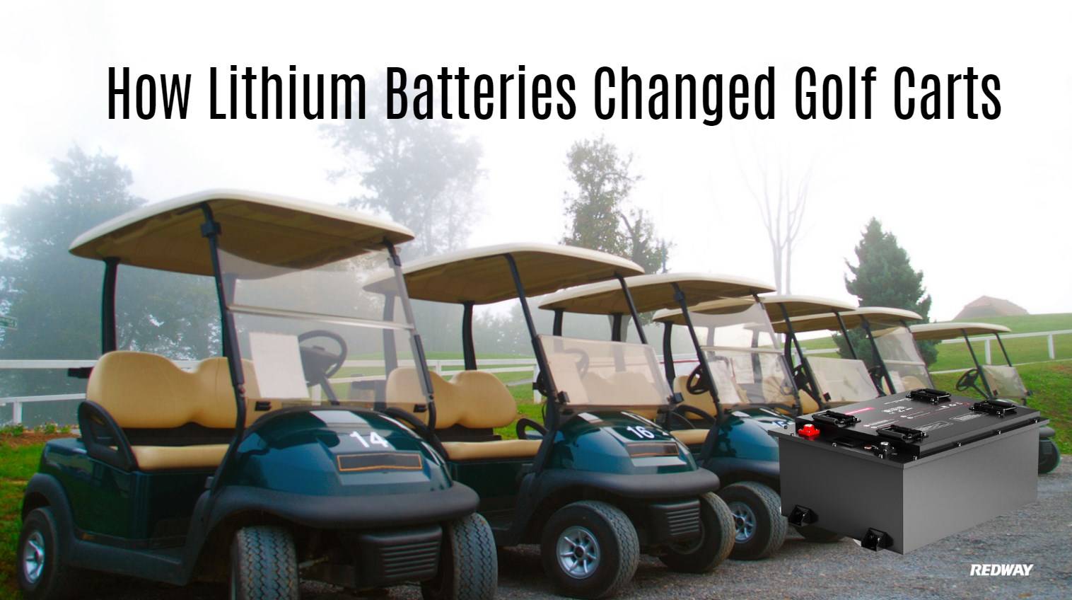 How Lithium Batteries Changed Golf Carts. 48v 100ah golf cart lfp battery bluetooth