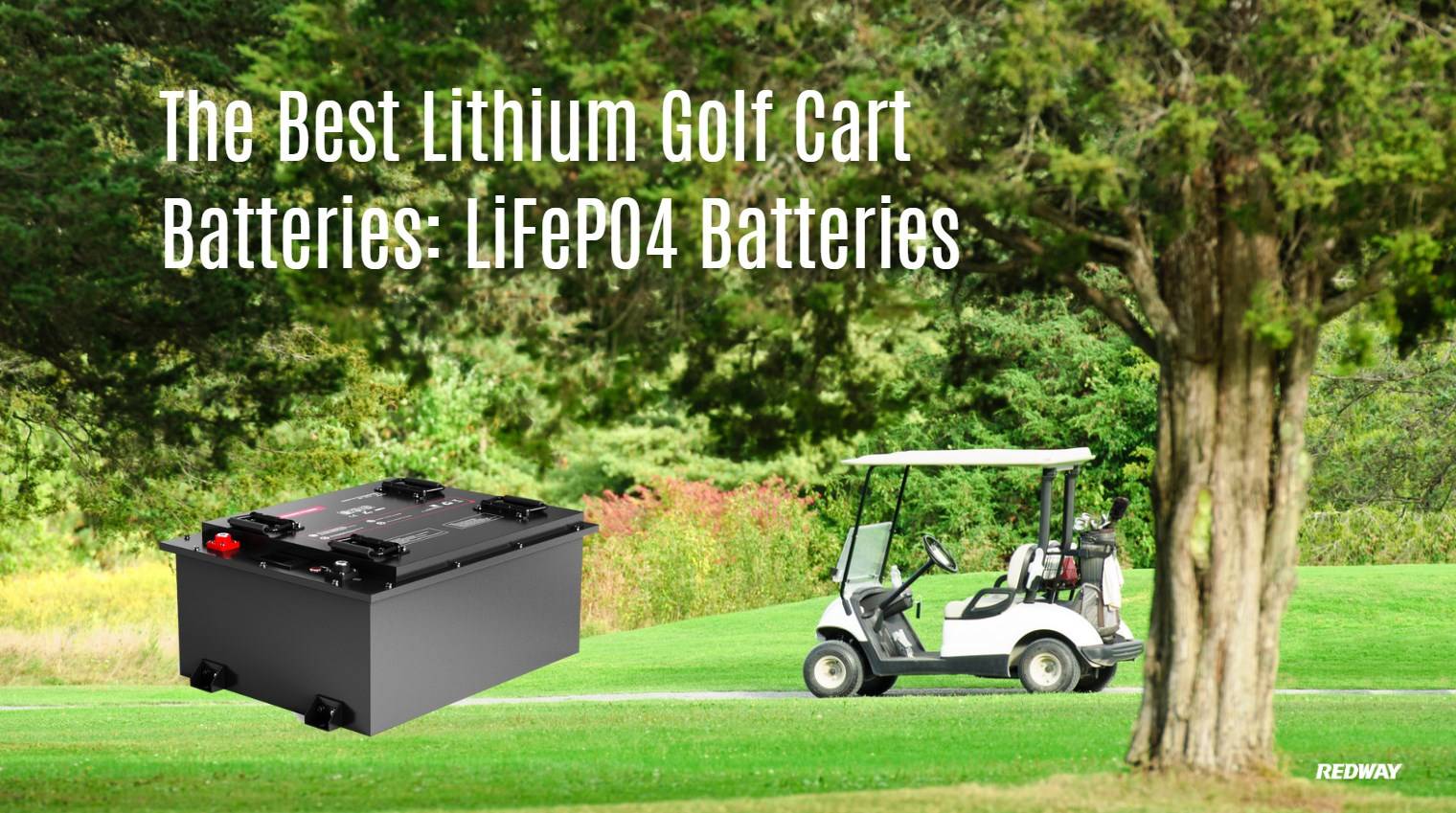 Lithium golf cart LiFePO4 Batteries. 48v 100ah lfp redway 150ah