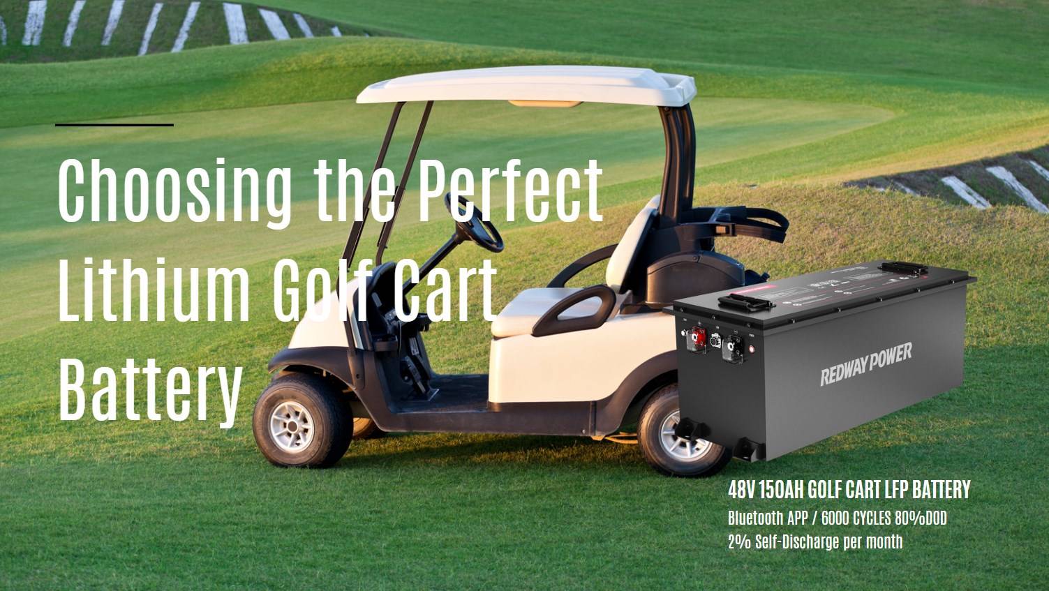 Choosing the Perfect Lithium Golf Cart Battery. 48v 150ah golf cart lithium battery bluetooth app factory