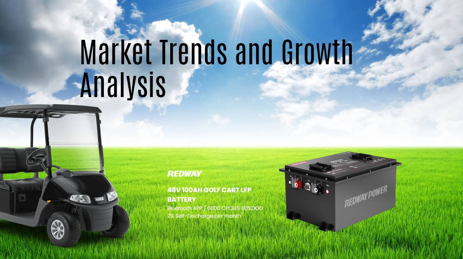 Market Trends and Growth Analysis. gofl cart lithiuim battery. 48v 100ah golf cart lithium battery redway manufacturing app