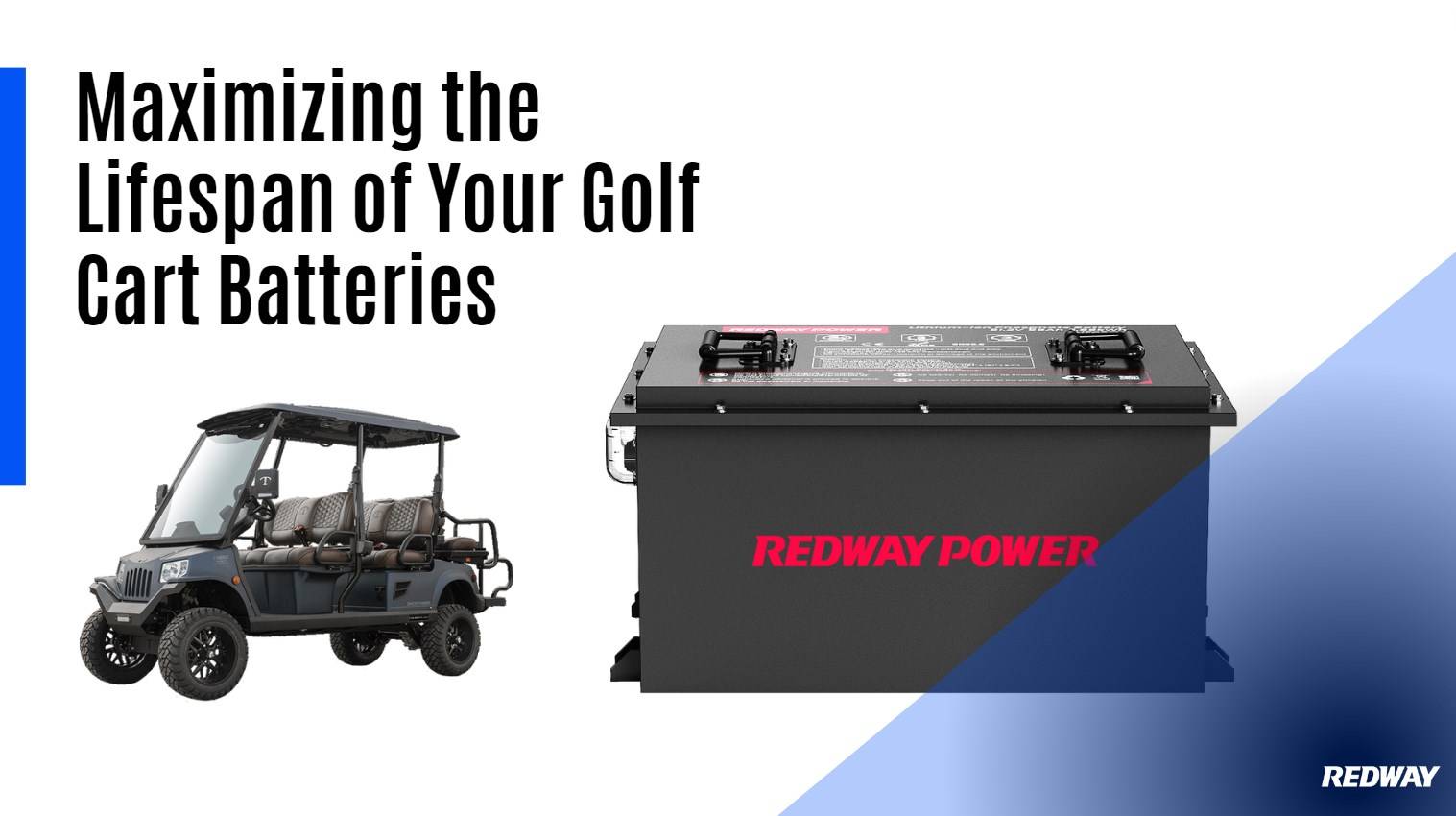 Maximizing the Lifespan of Your Golf Cart Batteries. 48v 100ah golf cart lithium battery bluetooth app factory manufacturer oem odm