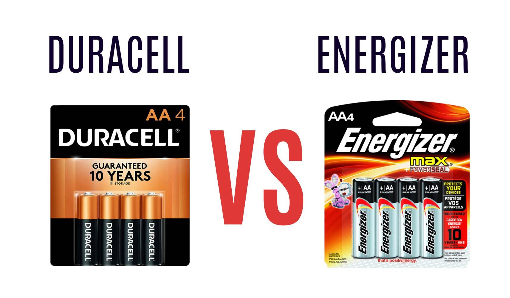 Energizer vs Duracell
