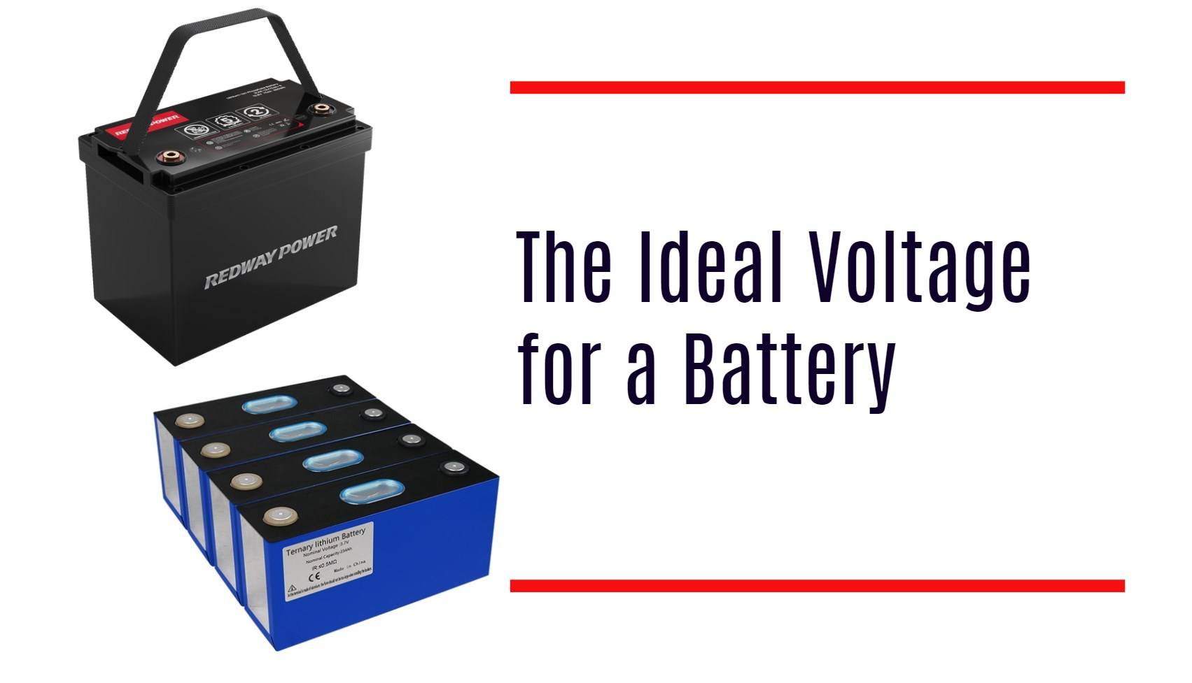 The Ideal Voltage for a Battery, 12v 100ah rv lifepo4 battey cells