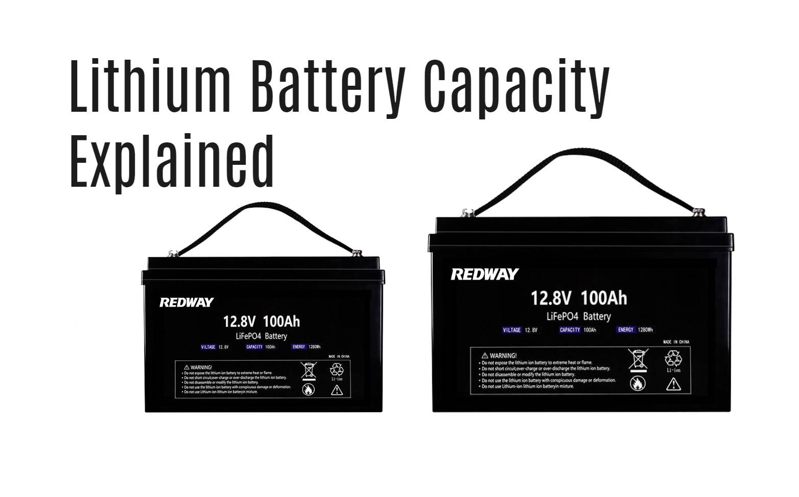 lithium Battery Capacity Explained 12v 100ah rv lithium battery oem factory, charger