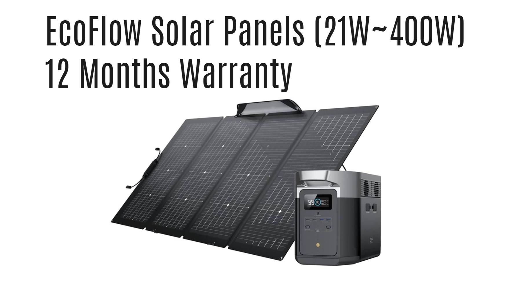 Solar Panels (400W/160W/110W/85W/60W/50W/21W) - 12 Months Warranty