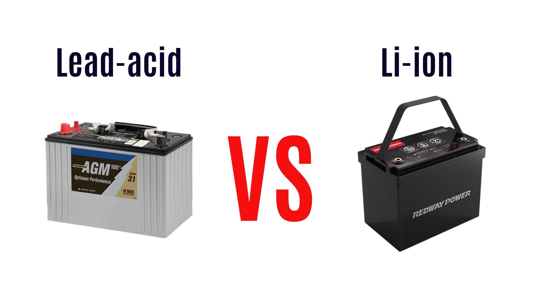 What are lead-acid vs. Li-ion advantages in autos?