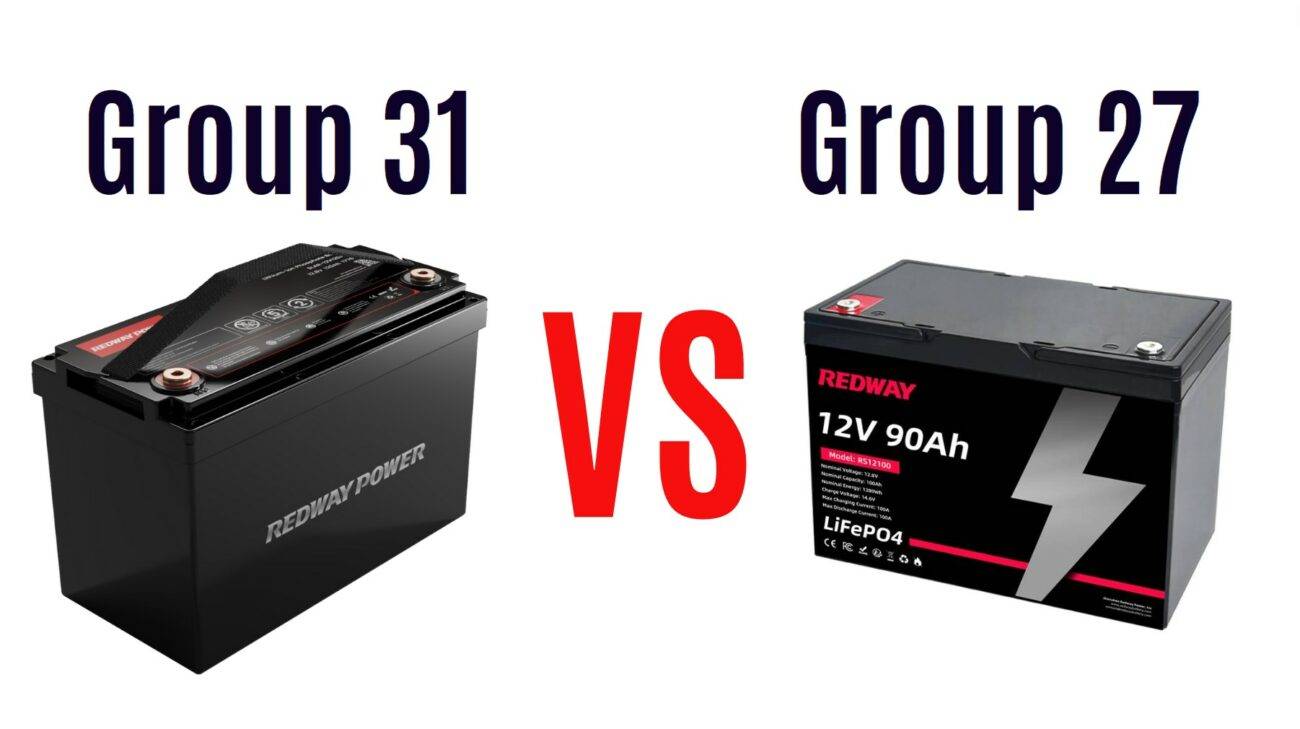 What size battery is the difference between Group 31 and 27? group 31 vs group 27. 31 vs 27. 12v 90ah lifepo4 battery manufacturer factory oem