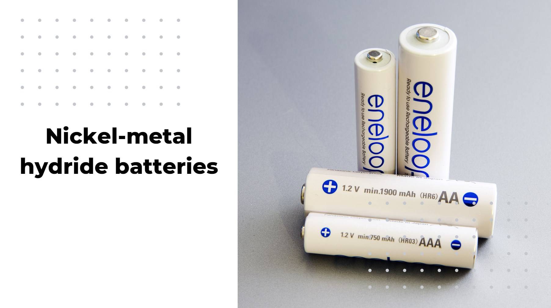 Nickel-metal hydride batteries