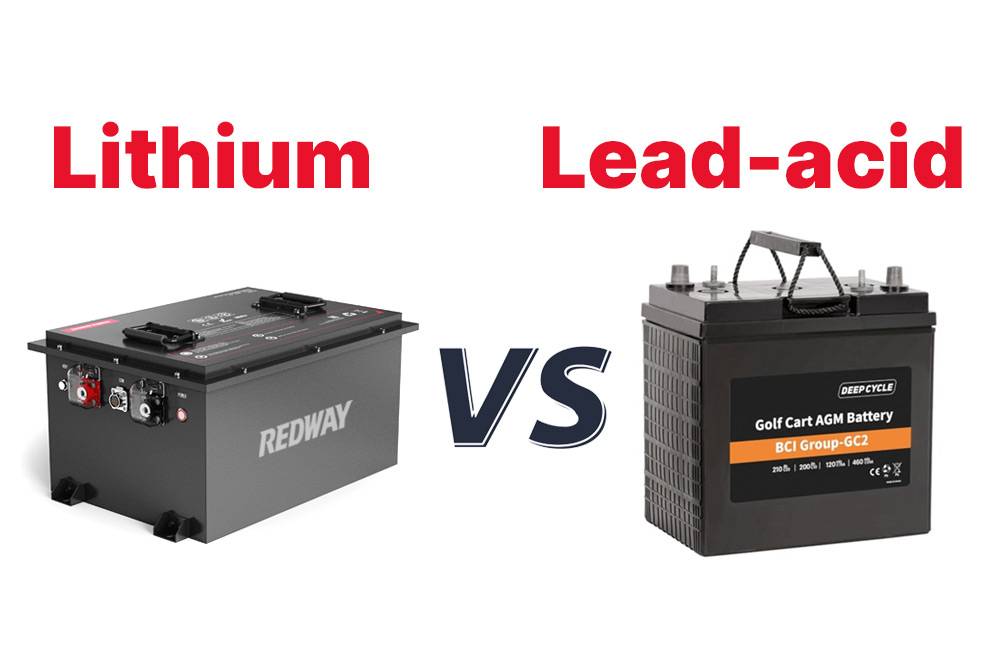 Lithium Batteries vs. Lead Acid Batteries in Golf Carts, 48v 100ah golf cart lifepo4 battery