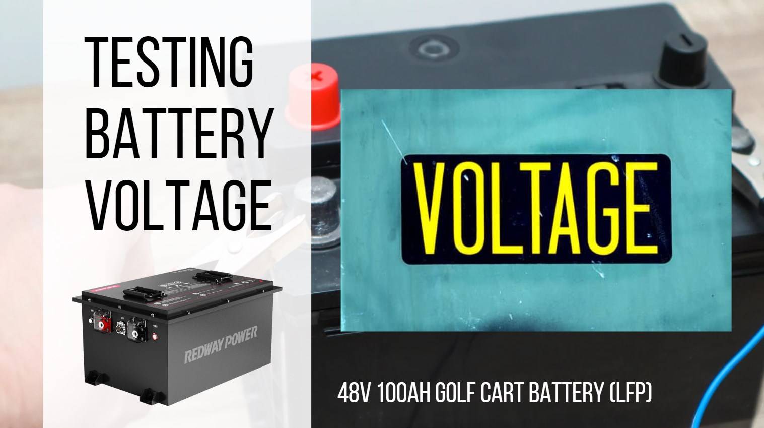 Testing Battery Voltage. When Should You Replace Golf Cart Batteries? 48v 100ah golf cart battery lifepo4