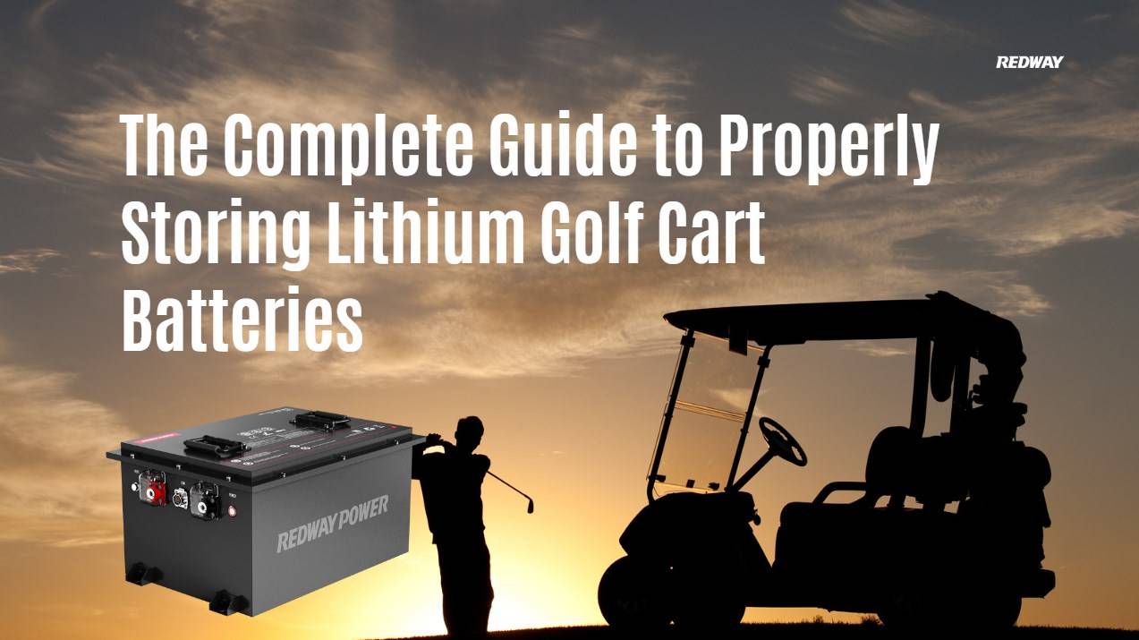 The Complete Guide to Properly Storing Lithium Golf Cart Batteries. 48v 100ah lfp battery bluetooth