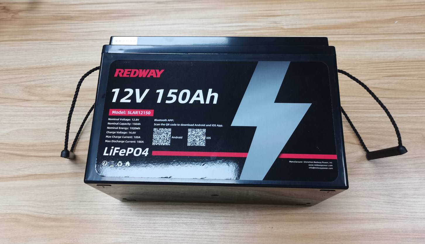 redway 12v 150ah rv battery marine battery lifepo4 lfp oem manufacturer factory