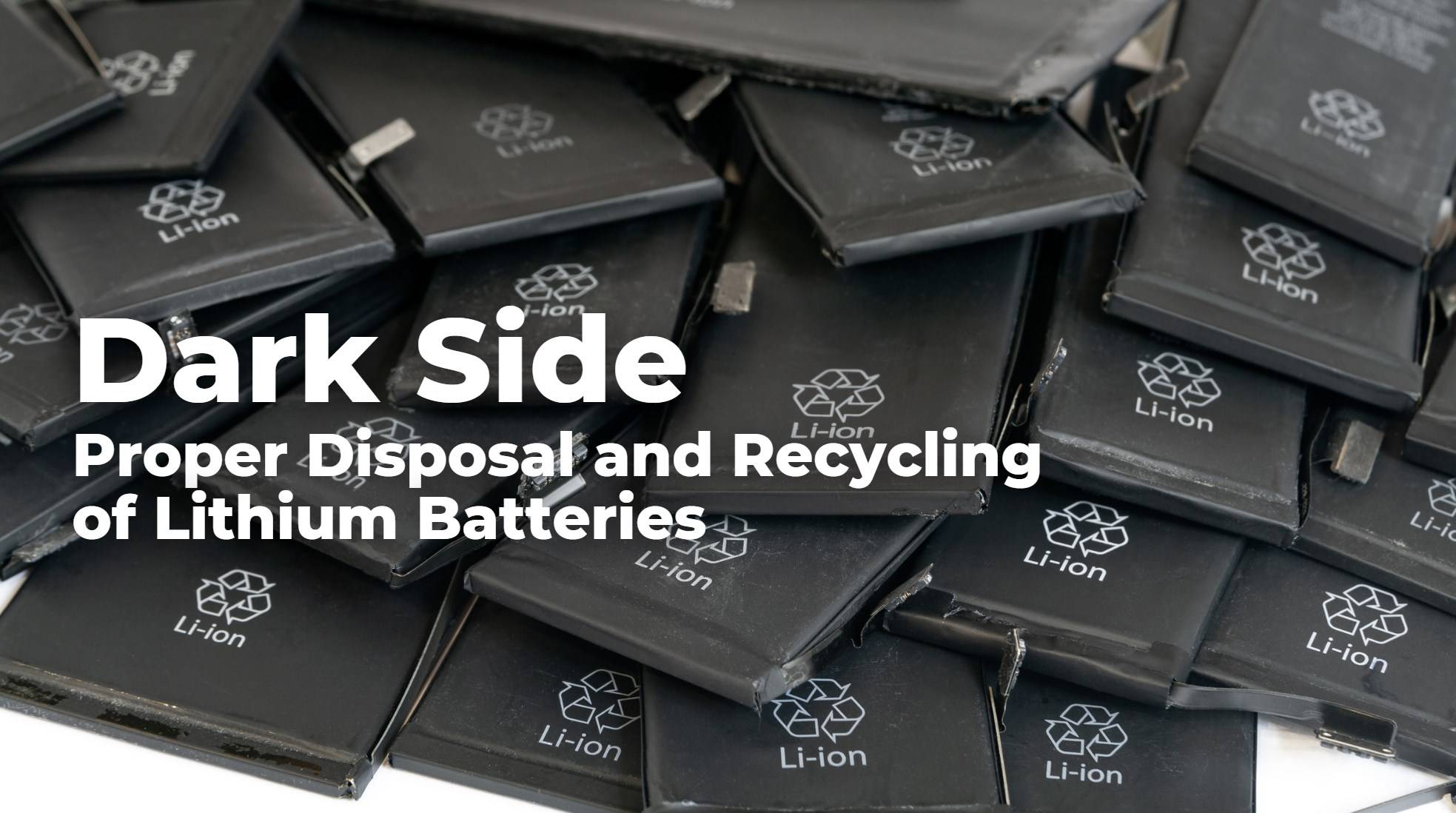 Proper Disposal and Recycling of Lithium Batteries