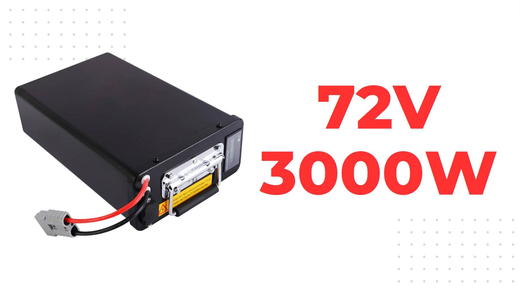 Why Use a 72V 3000W Lithium Battery?