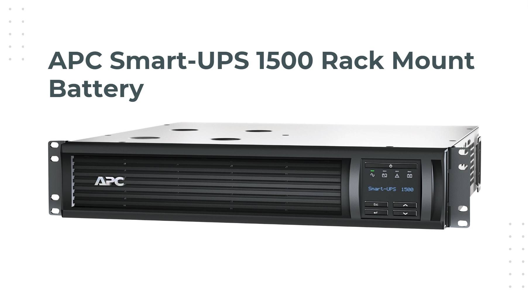 Step-by-Step Instructions for APC Smart-UPS 1500 Rack Mount Battery Replacement