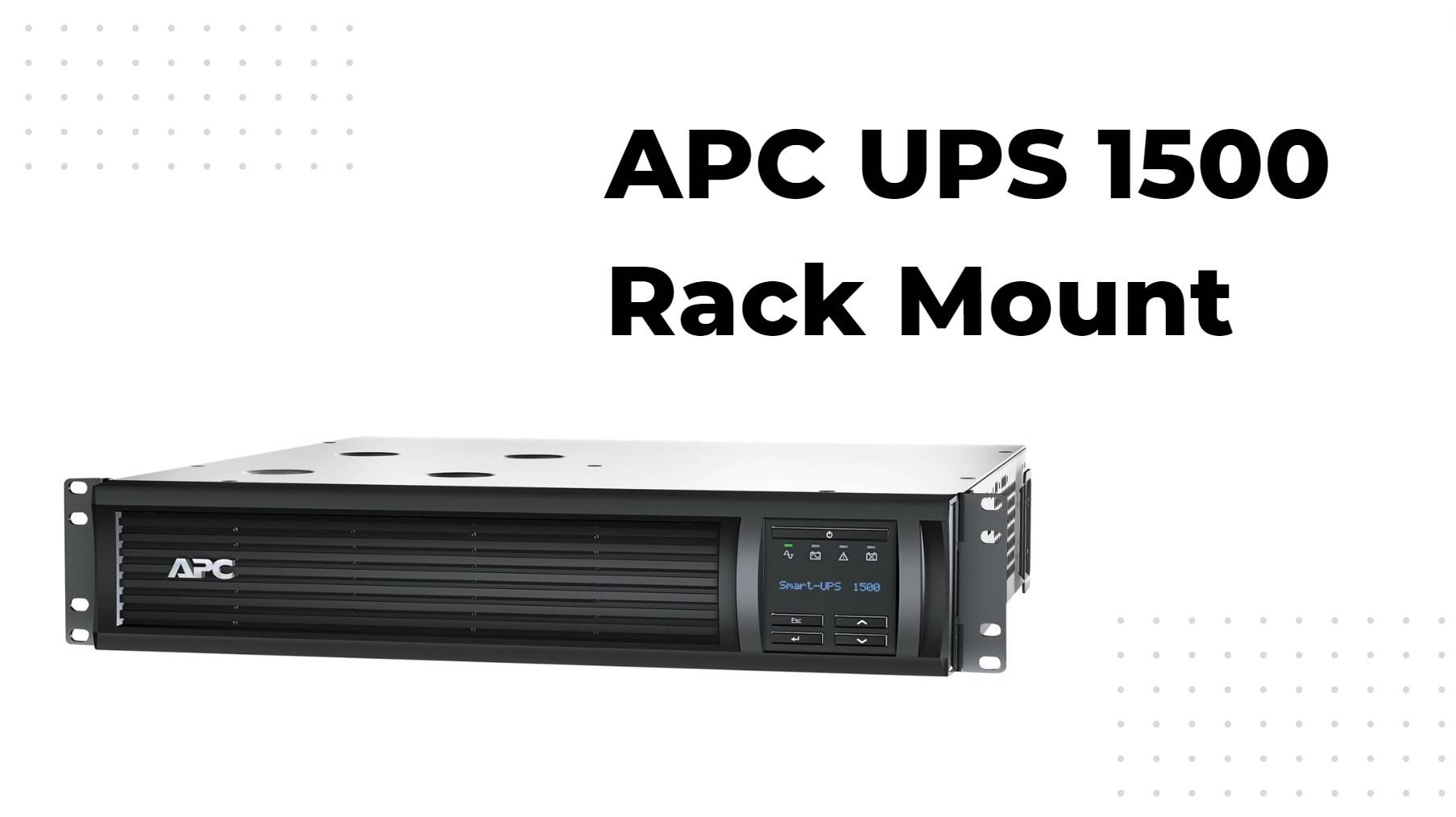 How to Replace the Battery in an APC UPS 1500 Rack Mount