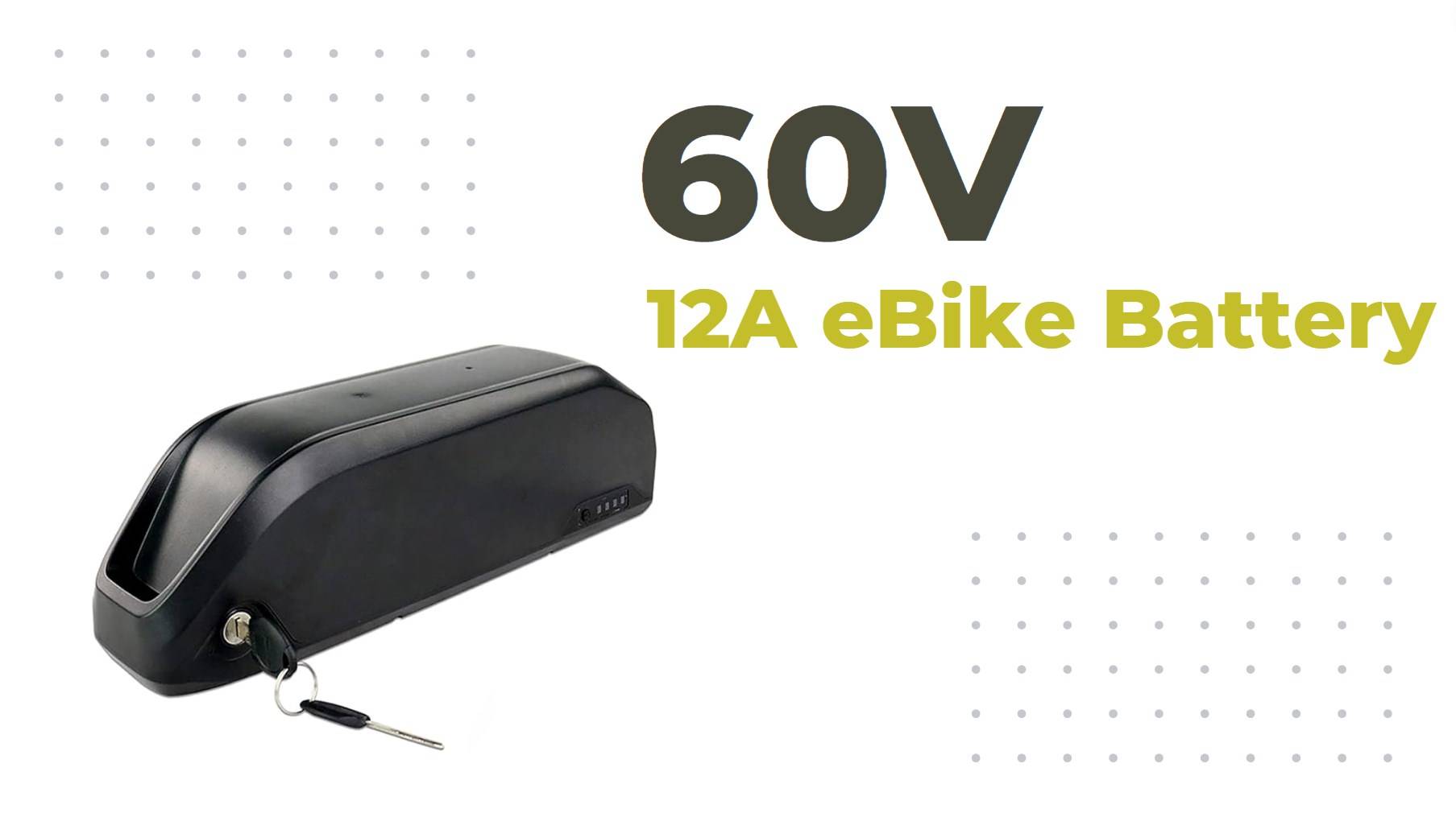 48V 12Amp Lithium Battery: Wave Electric Bike Power