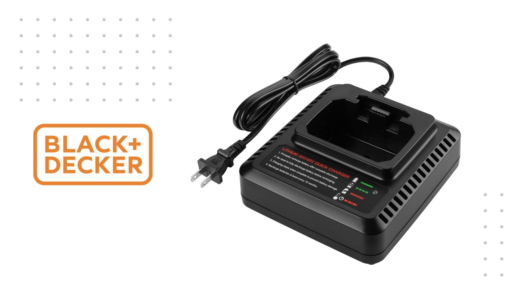 Black Decker 36V Lithium Battery Charger Issues Redway