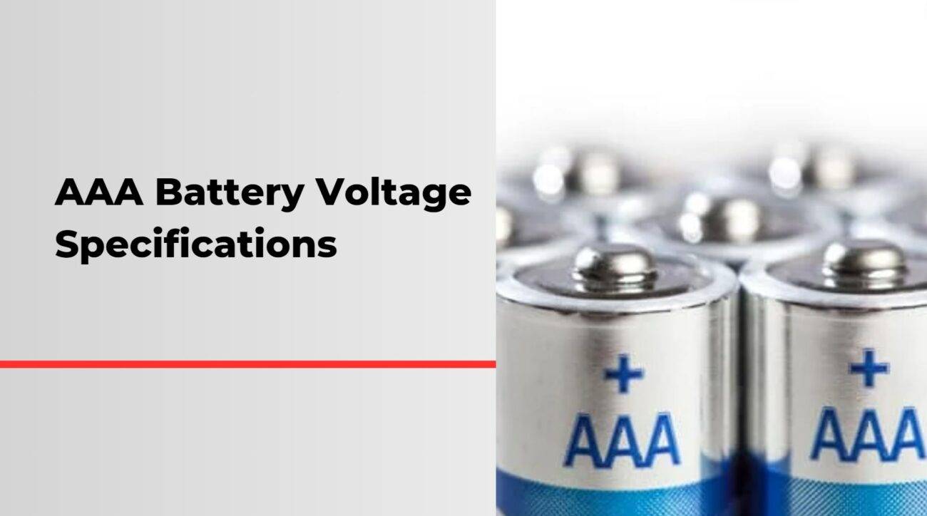 Power Packed: All About AAA Battery Voltage Specifications