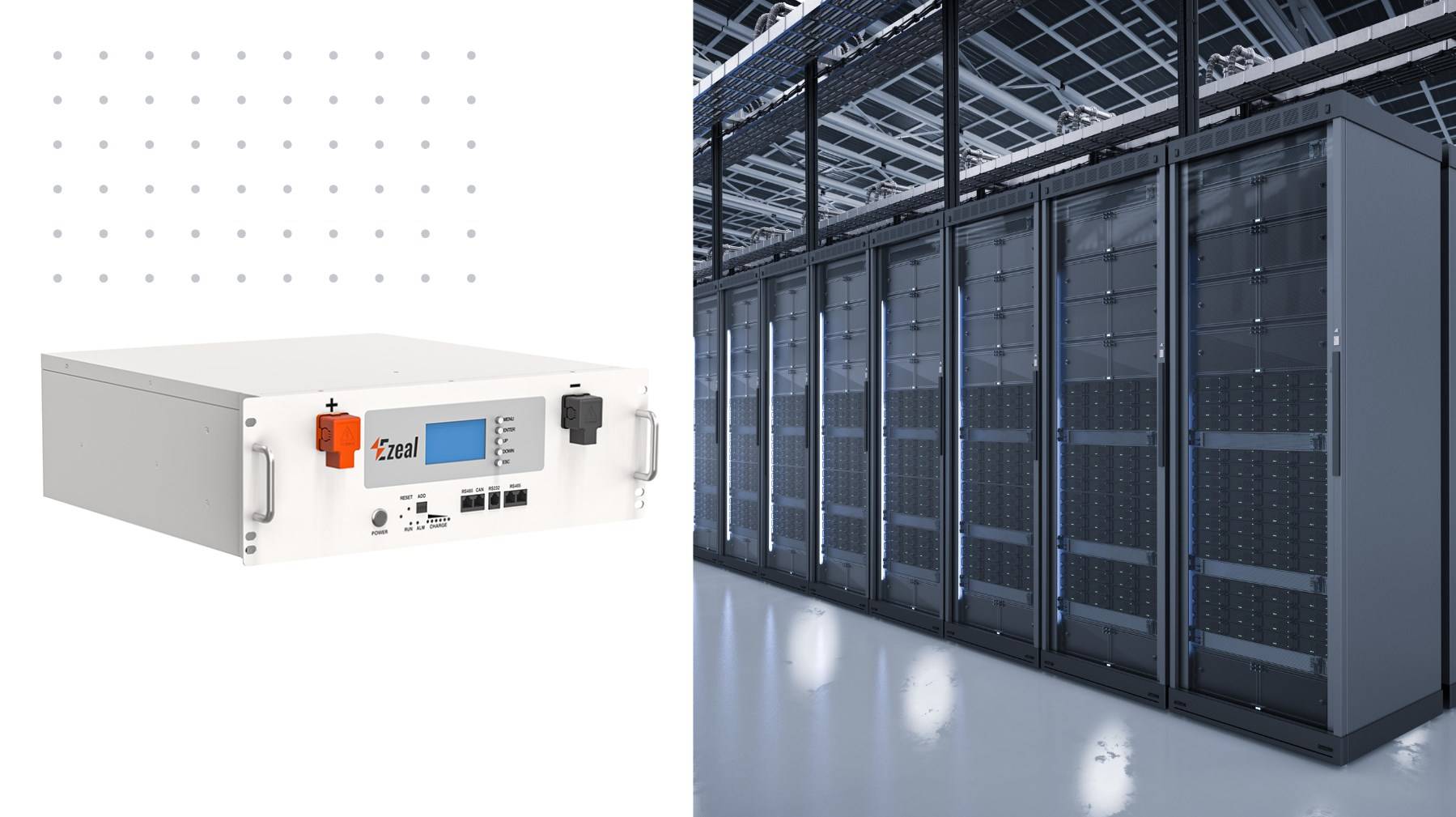 EZEAL 48V/51.2V 100Ah Lithium Server Rack Battery: The Ultimate Solution for Power Storage