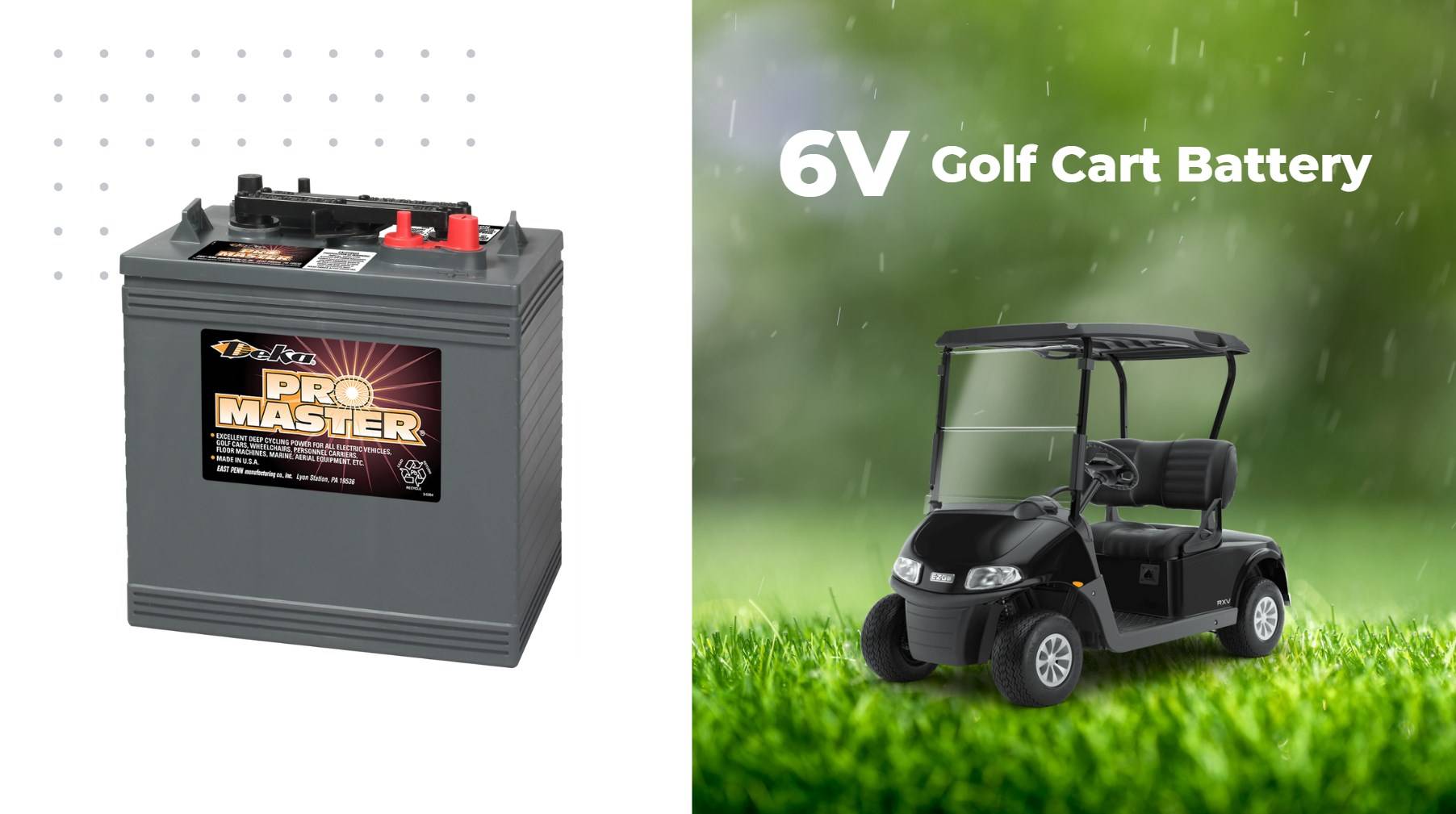 Why Use 6V Batteries in Golf Carts?