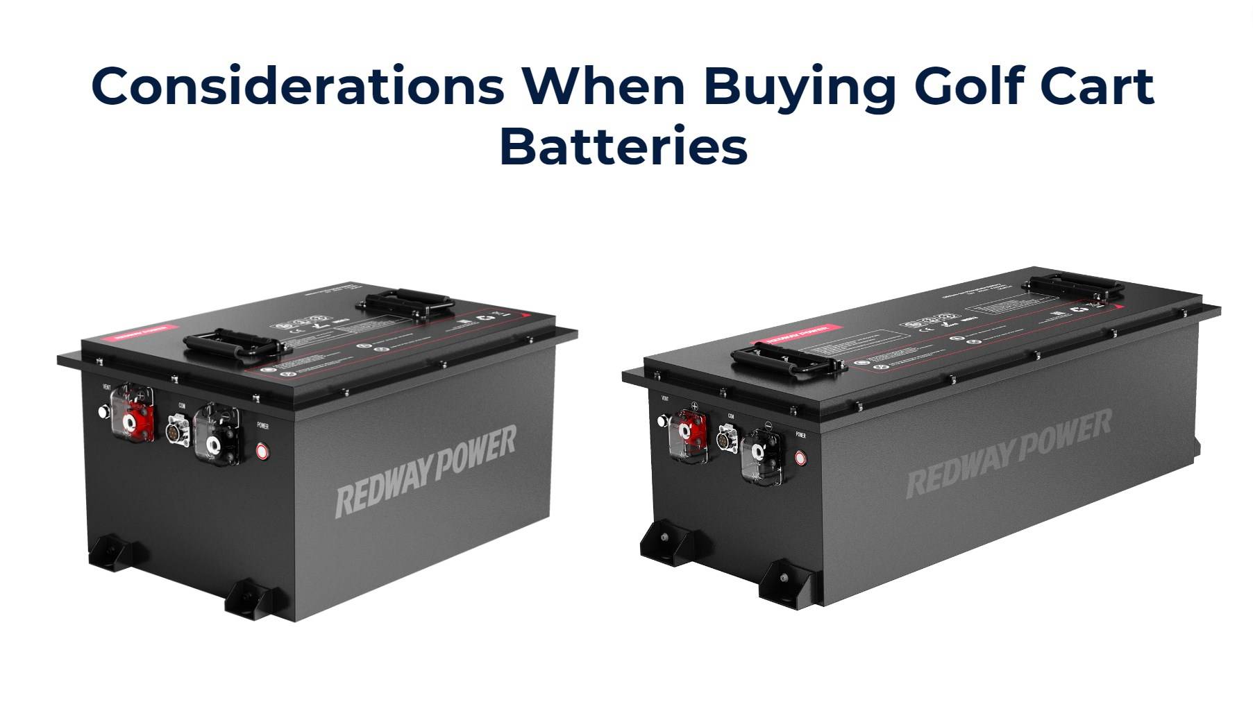 Considerations When Buying Golf Cart Batteries