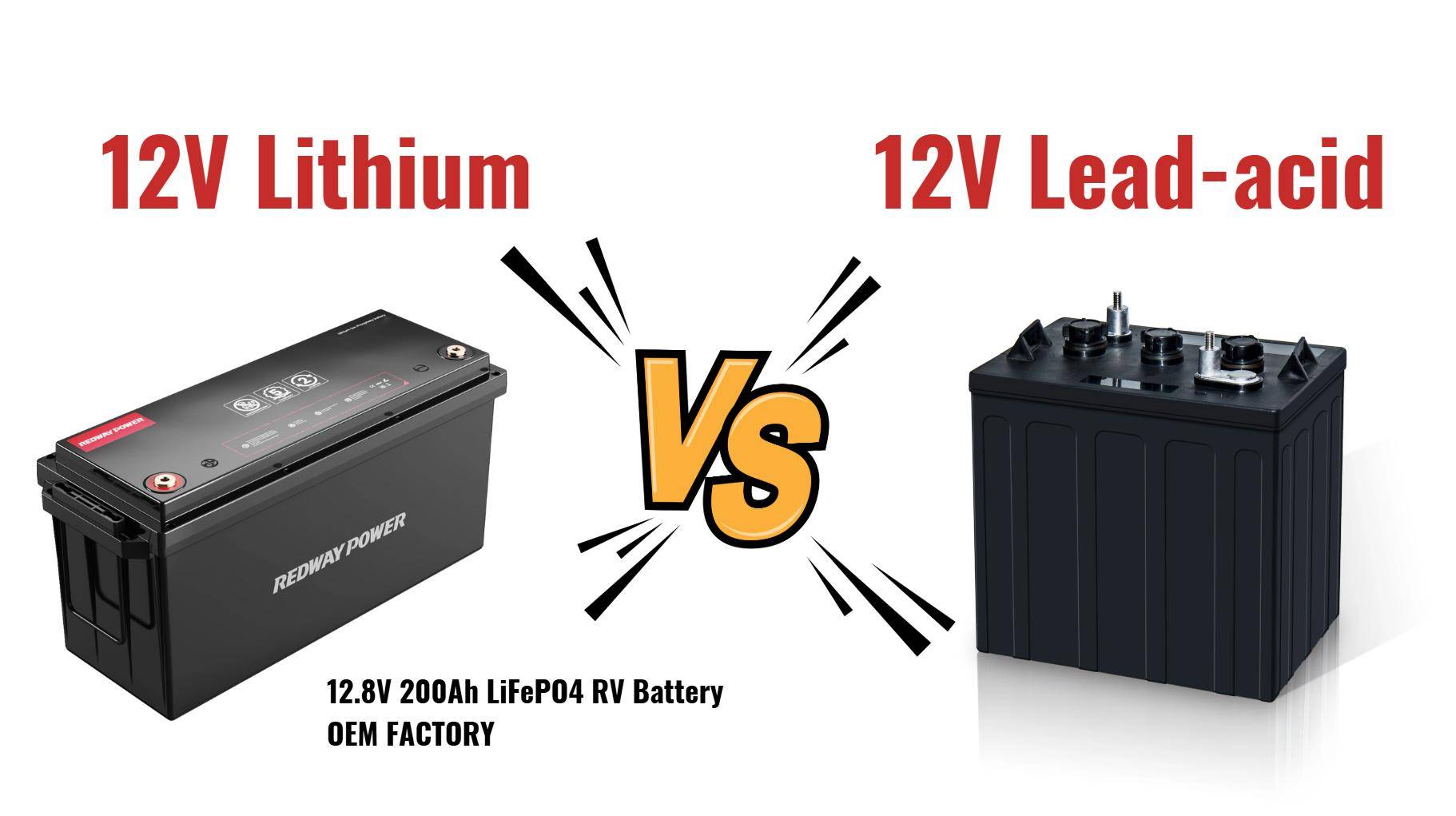 What Is the Cost Difference Between Lead-Acid and 12V Lithium Batteries?