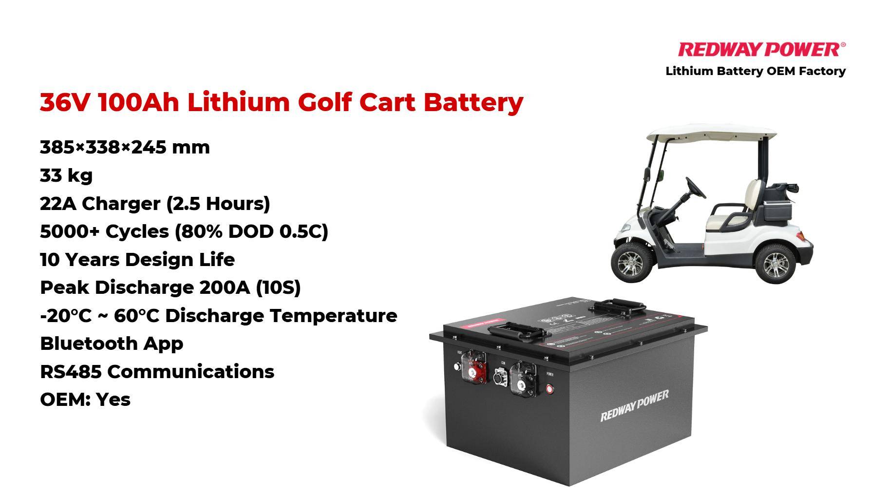 Can I mix different types of batteries in a 36V golf cart system