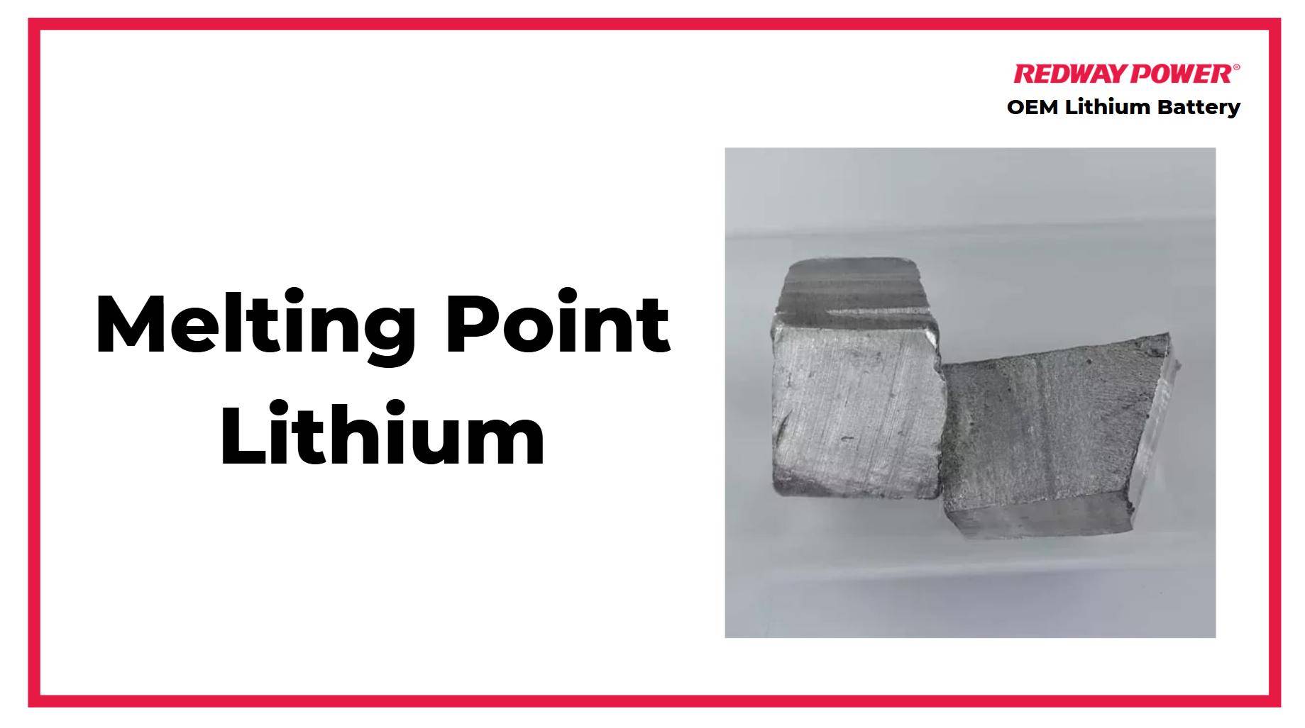 What is the Melting Point of Lithium?