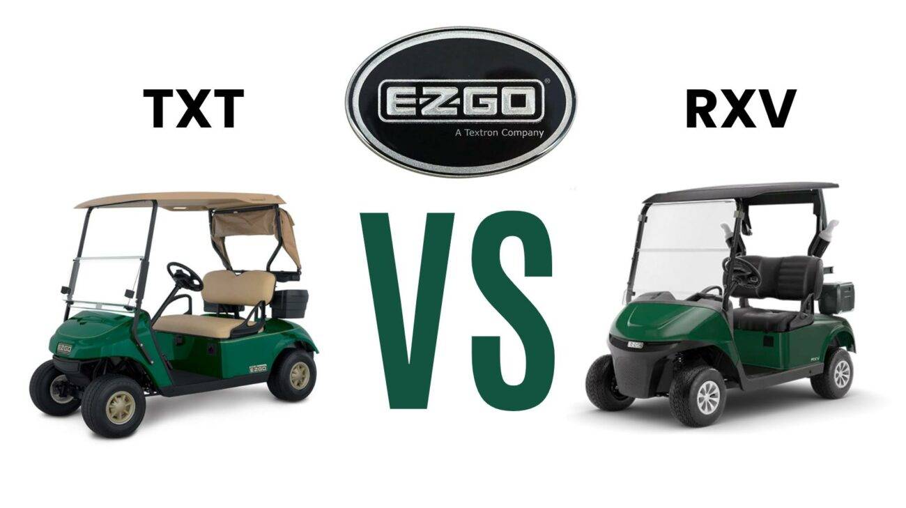 How to Choose Between EZGO TXT and RXV Golf Carts