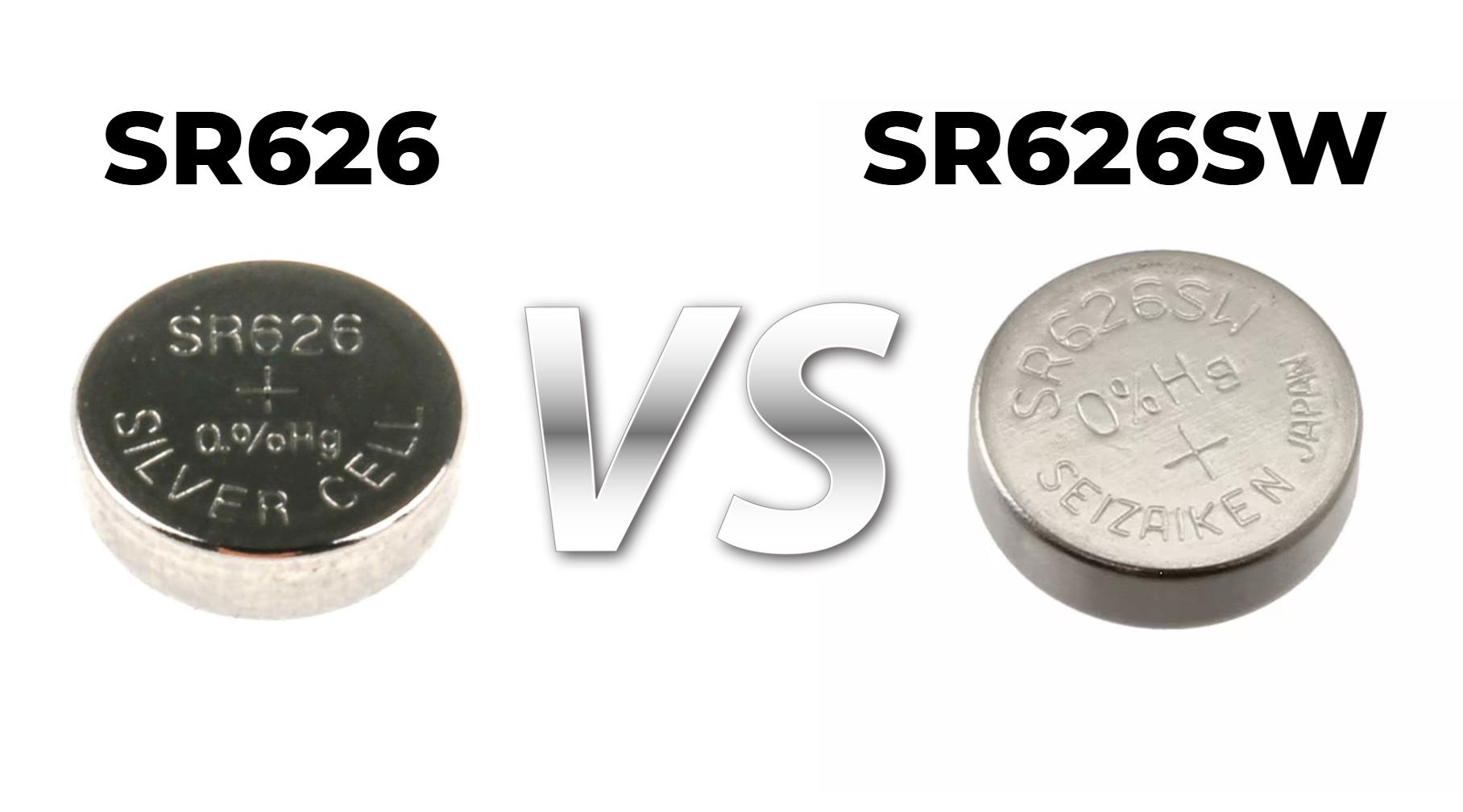 what is SR626 and SR626SW? The main difference between SR626 and SR626SW lies in their discharge characteristics and suitable devices 