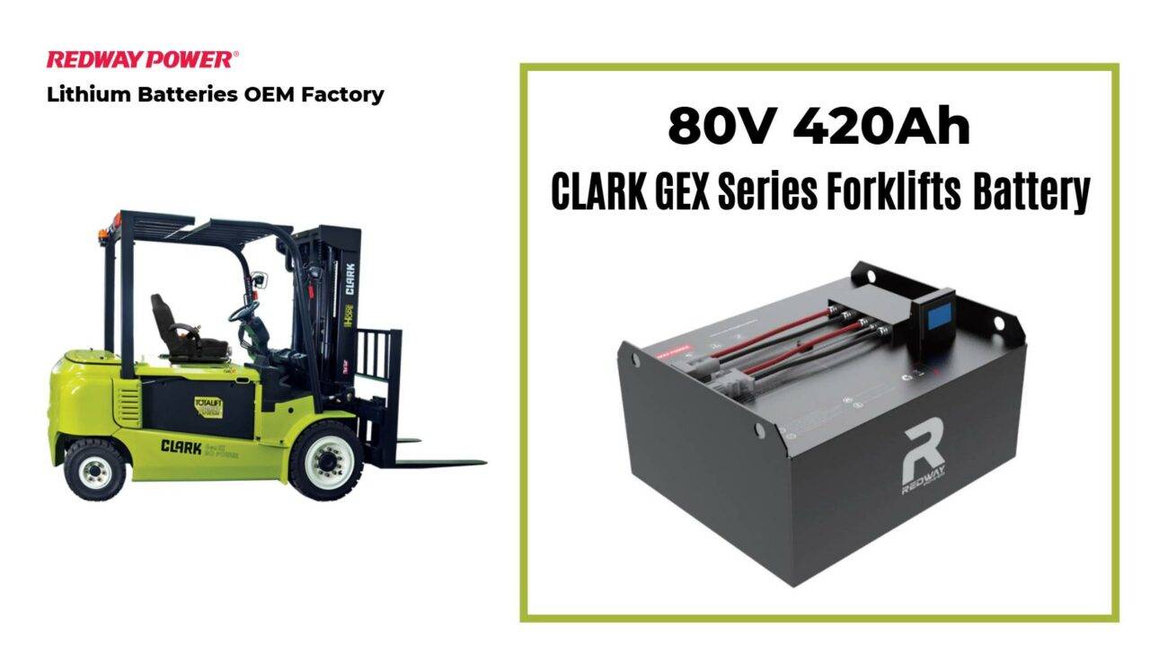 How to Select the Best 80V Battery for CLARK GEX Series Forklifts